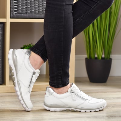 Gabor - Fantastic Rolling Soft Trainers, White 1