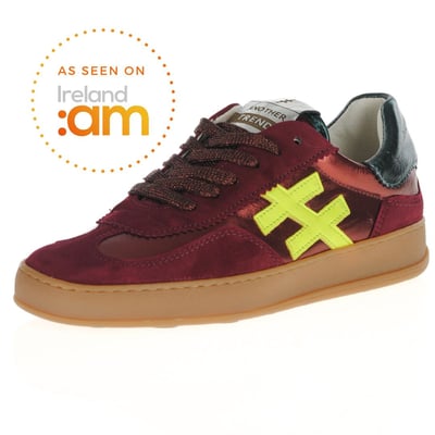 Another Trend - A03280B2 Retro Trainers - Merlot 1