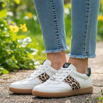 Caprice - 23705 Flat Trainers White Combi 1
