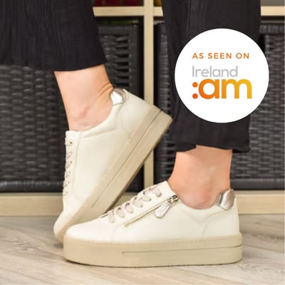 Jana - 23767 Chunky Platform Trainers - Ivory 1
