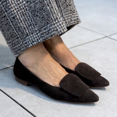 Paul Green - 3792 Suede Pumps, Brown 1