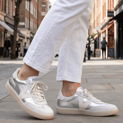 Victoria - 1126235 Berlin Trainers, Metallic Plata 1