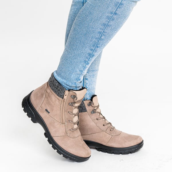 Ara - 49309 Gore-Tex Laced Ankle Boots - Cashmere 1