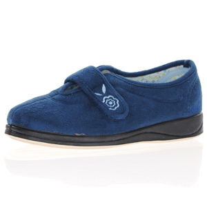 Padders - Camilla Front Strap Slippers - Blue 1