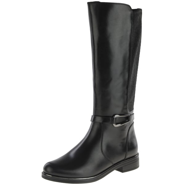 Caprice - 25521 Leather Knee Boots - Black 1