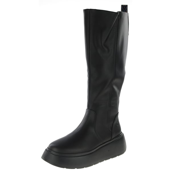 Heavenly Feet - Verity Platform Knee Boots - Black 1