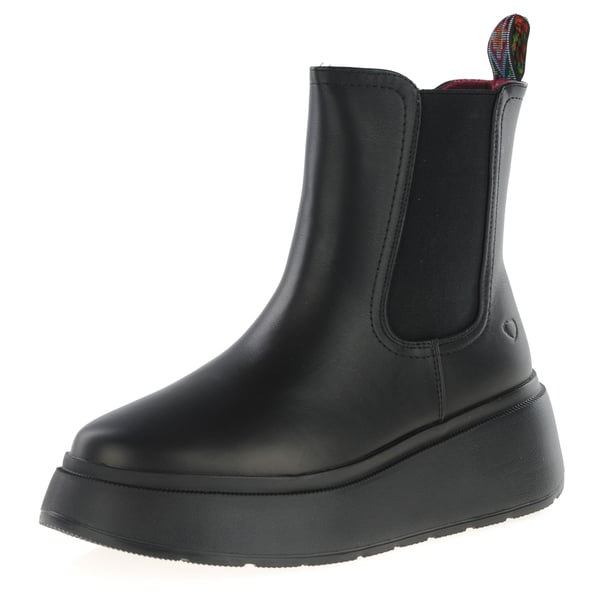 Heavenly Feet - Nera Platform Chelsea Boots - Black 1