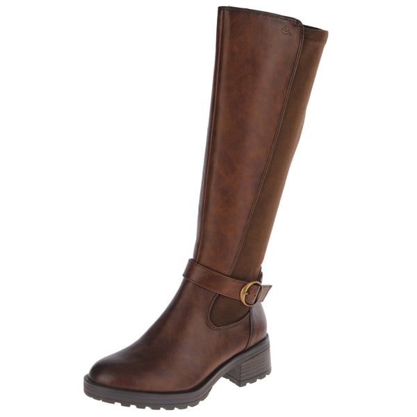 Jana - 25568 Knee Boots, Chestnut 1