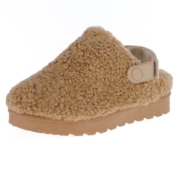 Lunar - Naples Adjustable Strap Slipper, Tan 1