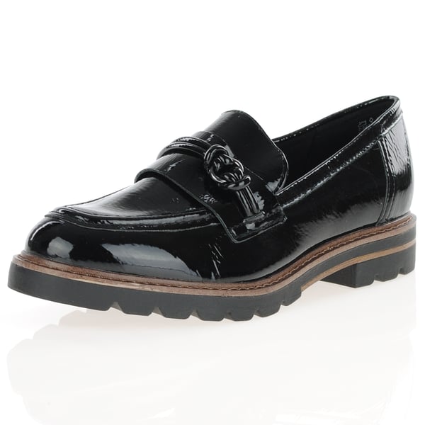 Marco Tozzi - 24704 Flat Loafers - Black Patent 1