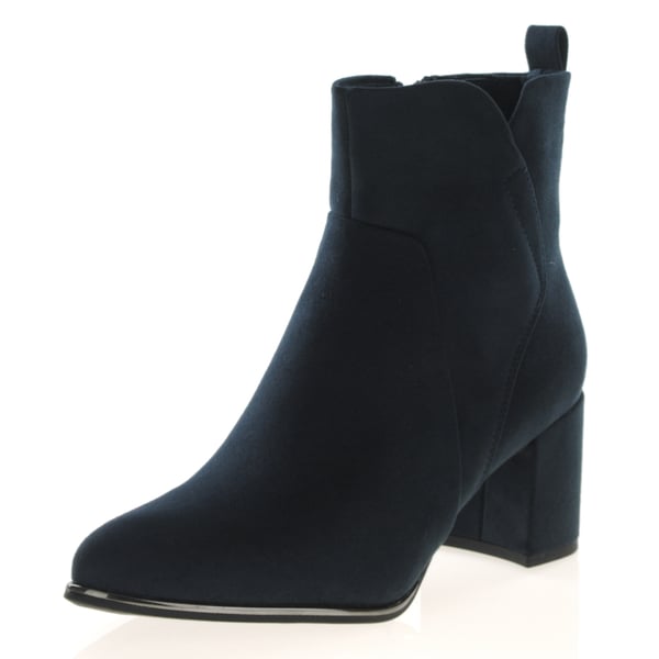 Marco Tozzi - 25095 Block Heeled Ankle Boots - Dark Navy 1