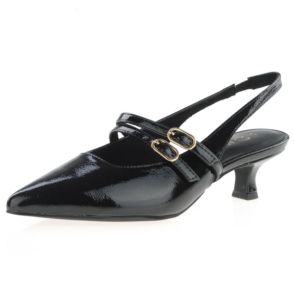 Marco Tozzi - 29508 Sling Back Shoes - Black Patent 1