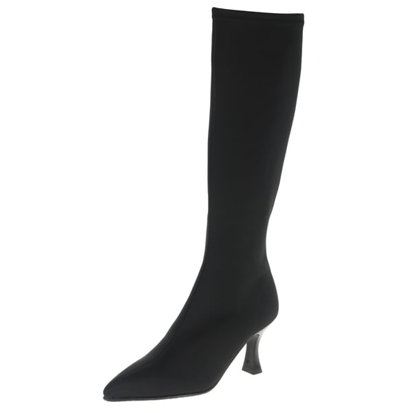 Miss Elastic - 78041 Knee Sock Boots - Black 1