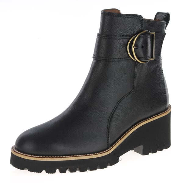 Paul Green - 9763 Low Wedge Ankle Boots - Black 1