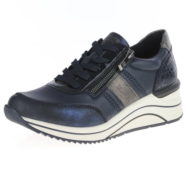 Remonte - D0T09-14 Wedge Trainers, Navy 1