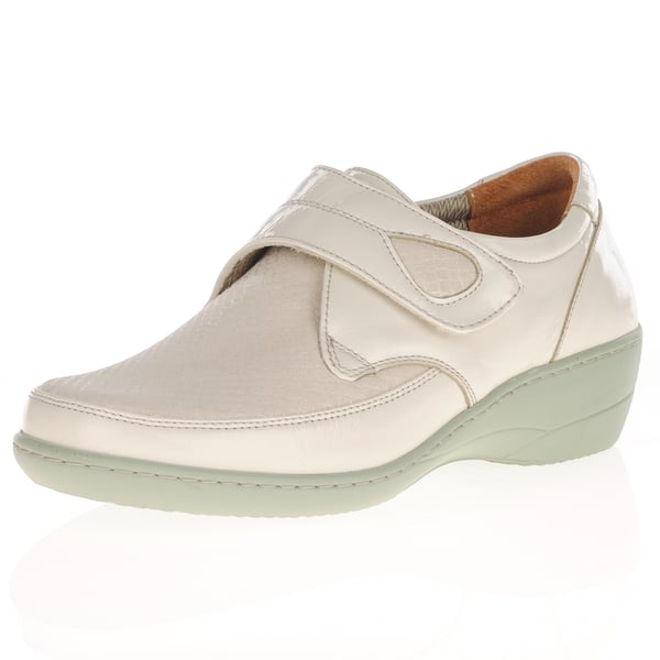 Softmode - Elma Velcro Strap Shoes - Beige 1