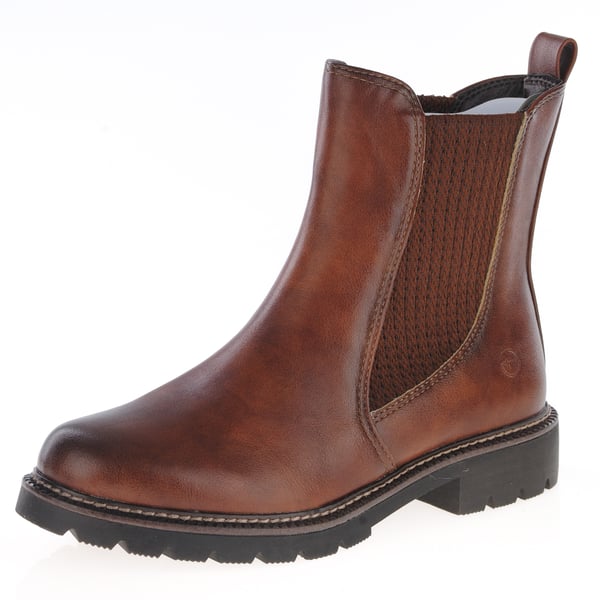 Tamaris - 25483 Flat Chelsea Boots - Cognac 1