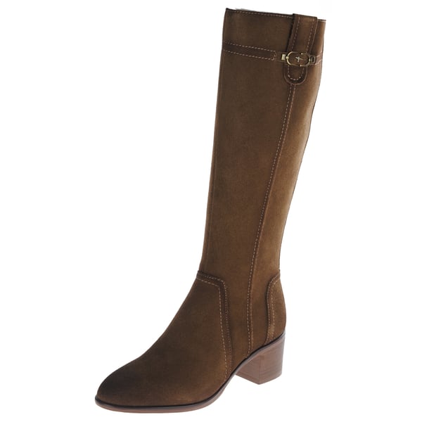 Tamaris - 25576 Suede Knee High Boots, Camel 1