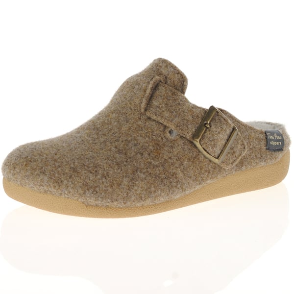 Toni Pons - Mima FP Clog Style Slippers - Taupe 1