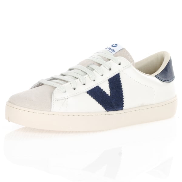 Victoria - 1126142 Berlin Laced Trainers - Off-White / Navy 1