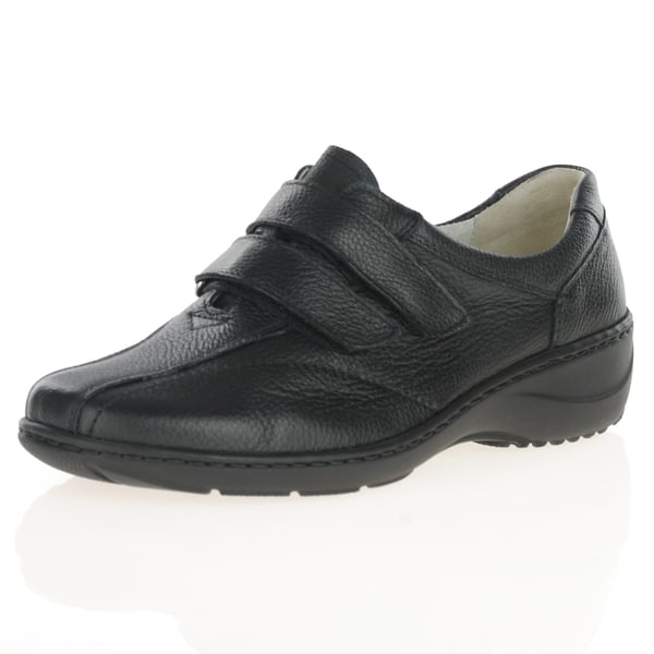 Waldlaufer - 607302 Velcro Strap Shoes, Black 1