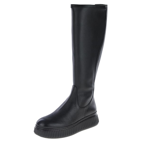 Wonders - A-5204 Leather Knee Boots Black 1