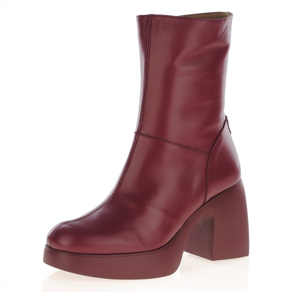 Wonders - 49101 Platform Heeled Ankle Boots - Vino 1