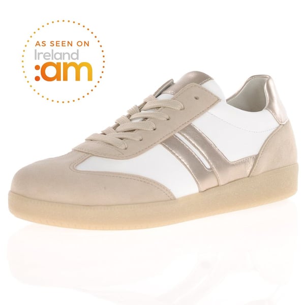 Gabor - West Retro Trainers - Beige Multi 1