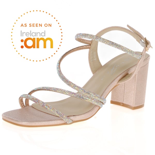 Lunar - Toulouse Block Heeled Sandals - Champagne 1