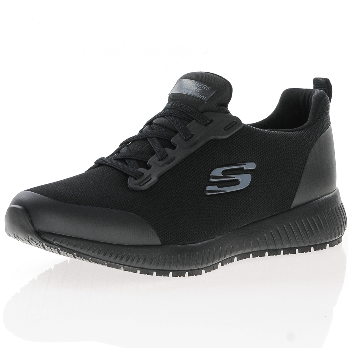 Skechers - Squad SR Work Shoes Black - 777222EC, The Shoe Horn