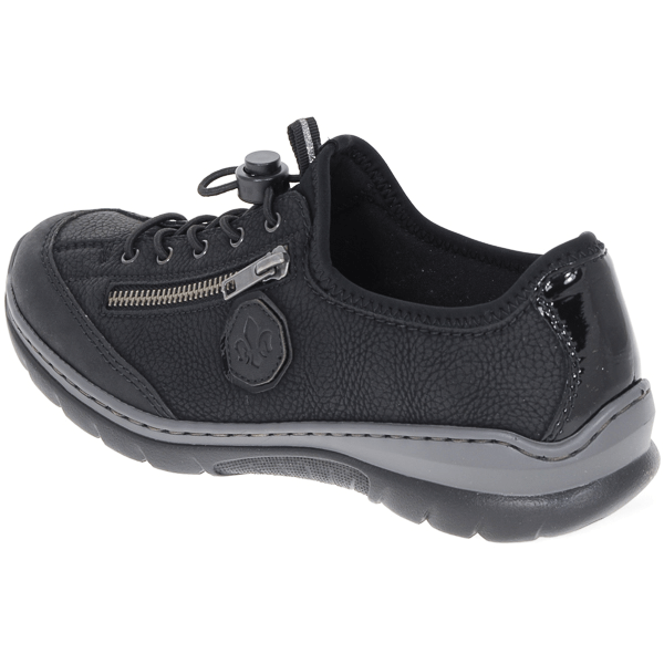peeling buket Sanktion Rieker - Casual Flat Shoes Black - L3263-00, The Shoe Horn