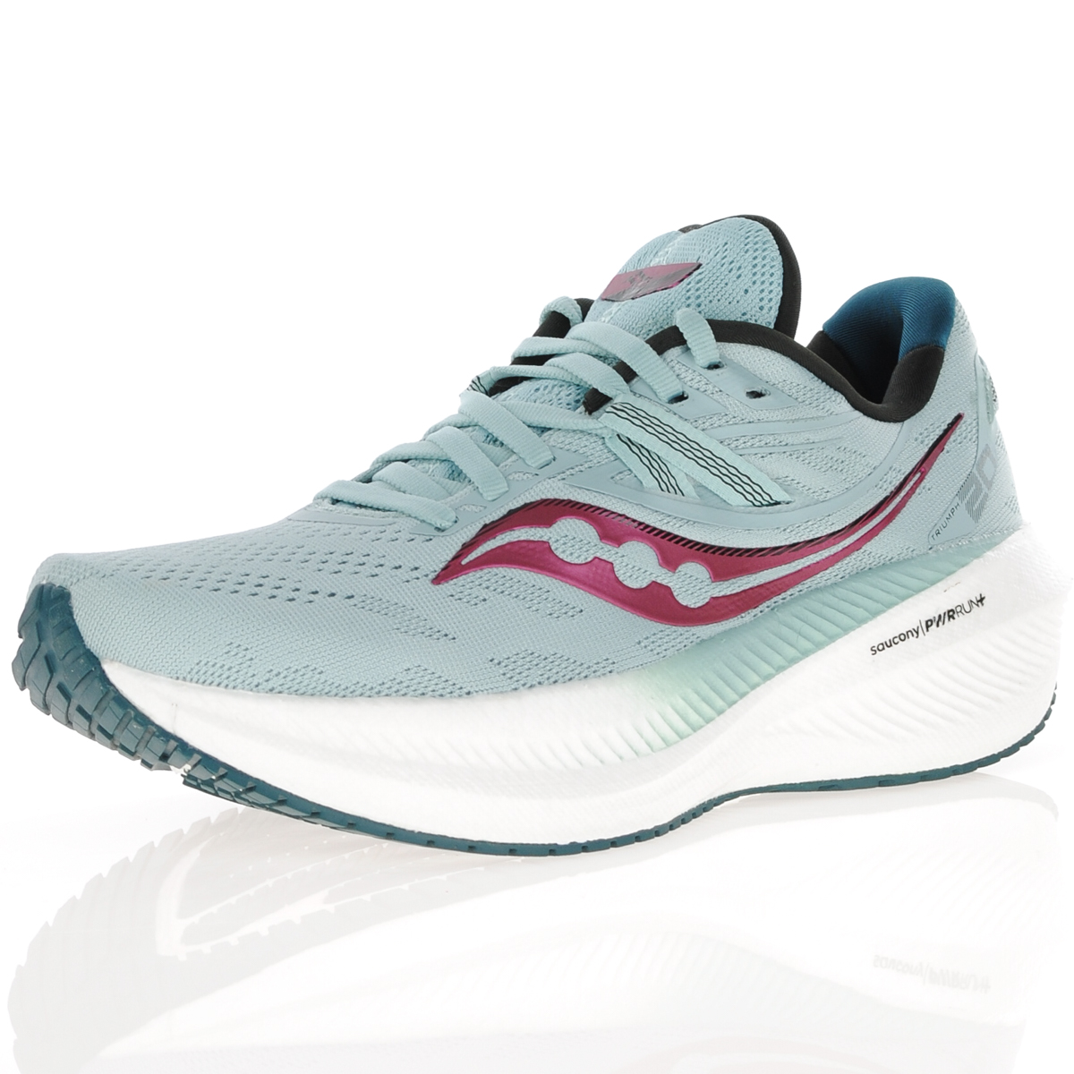 Saucony - Triumph 20 Running Shoes Mineral - S10759, The Shoe Horn
