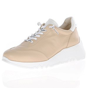 Wonders - E-6704 Low Wedge Trainer, Natural