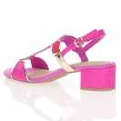 Marco Tozzi - Low Block Heel Sandals Pink Combi - 28230 3