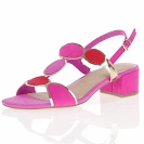 Marco Tozzi - Low Block Heel Sandals Pink Combi - 28230 2