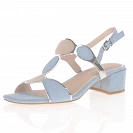 Marco Tozzi - Low Block Heel Sandals Light Blue  - 28230 2