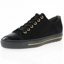 Paul Green - Suede Lace Up Trainers Black - 4977 2