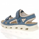 Rieker - Walking Sandals Blue - 64066-14 4