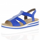 Rieker - Slingback Sandals Blue - V0209-14 2