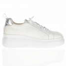 Wonders - Leather Platform Trainers Off White - 2632 4