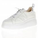Wonders - Leather Platform Trainers Off White - 2632 2