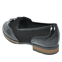 Jana - Soft Line 24260 Slip-On Loafer, Black 2
