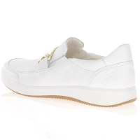 Ara - Roma Leather Loafers White - 23911 2