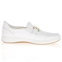 Ara - Roma Leather Loafers White - 23911 3