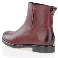 Ara - Flat Leather Ankle Boots Burgundy - 39502 2