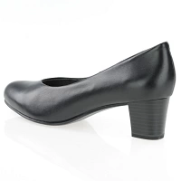 Caprice - Block Heeled Court Shoes Black - 22302 2