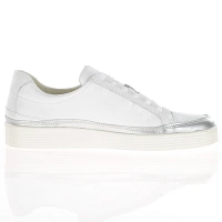 Caprice - Casual Side Zip Shoes White - 23755 3
