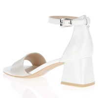 Caprice - Medium Block Heeled Sandals White - 28302 2