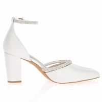 Marco Tozzi - Block Heeled Court Shoes White - 82404 3
