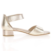 Caprice - Low Block Heel Sandals Platinum - 28212 3